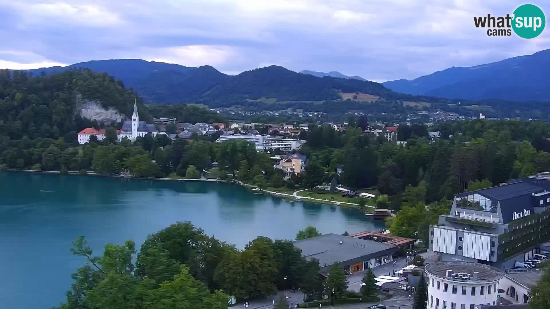 Panorama Blejskega jezera