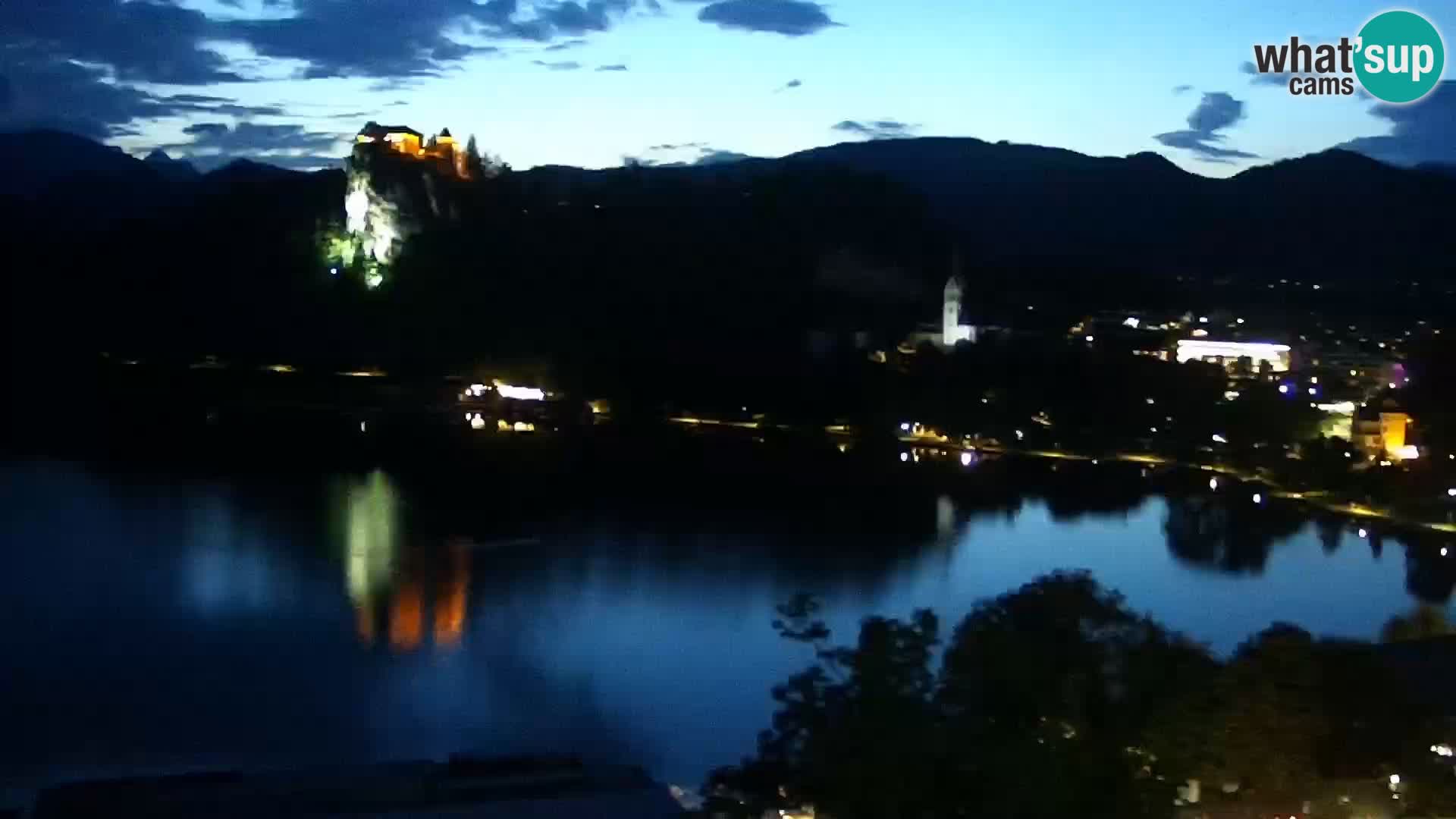 Panorama del lago Bled