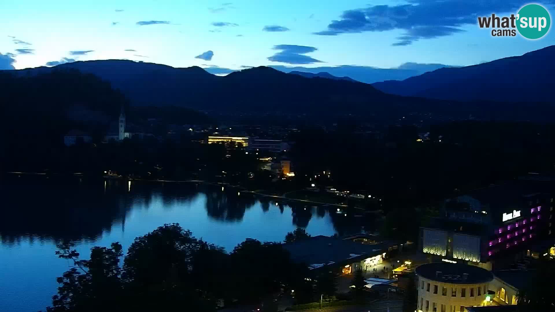 Panorama del lago Bled
