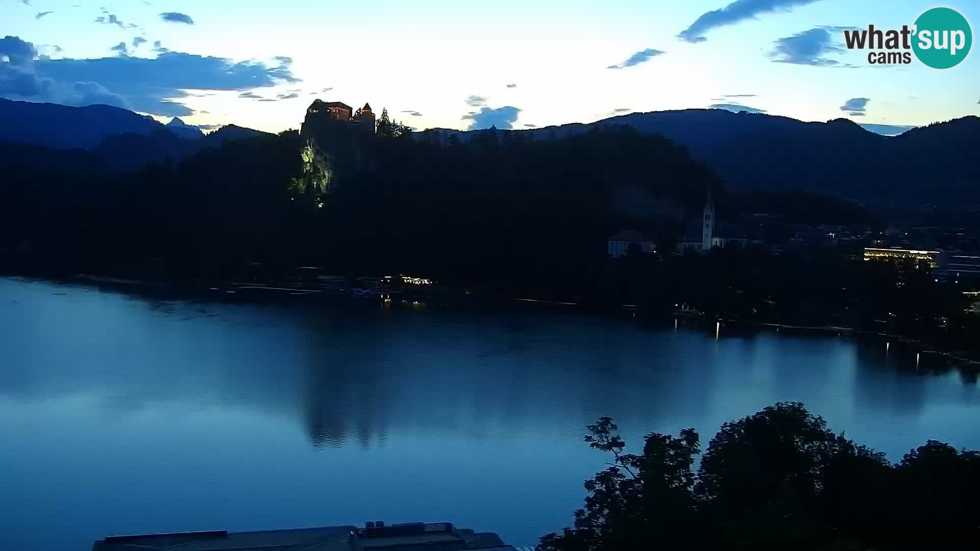 Panorama del lago Bled