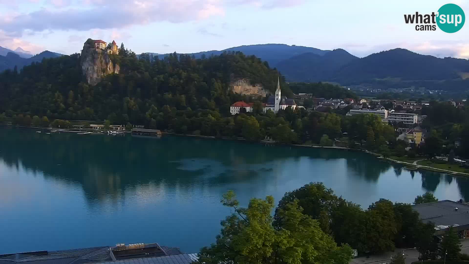 Panorama du lac de Bled