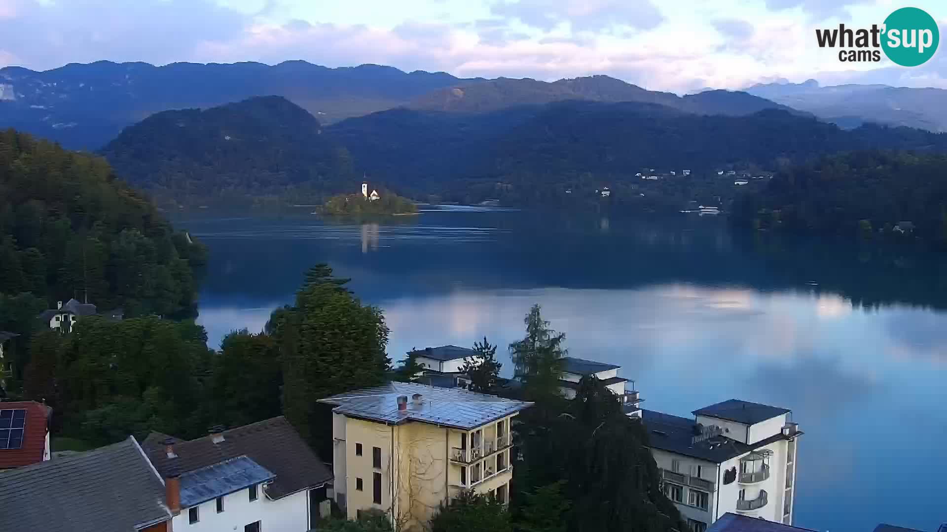 Panorama del lago Bled