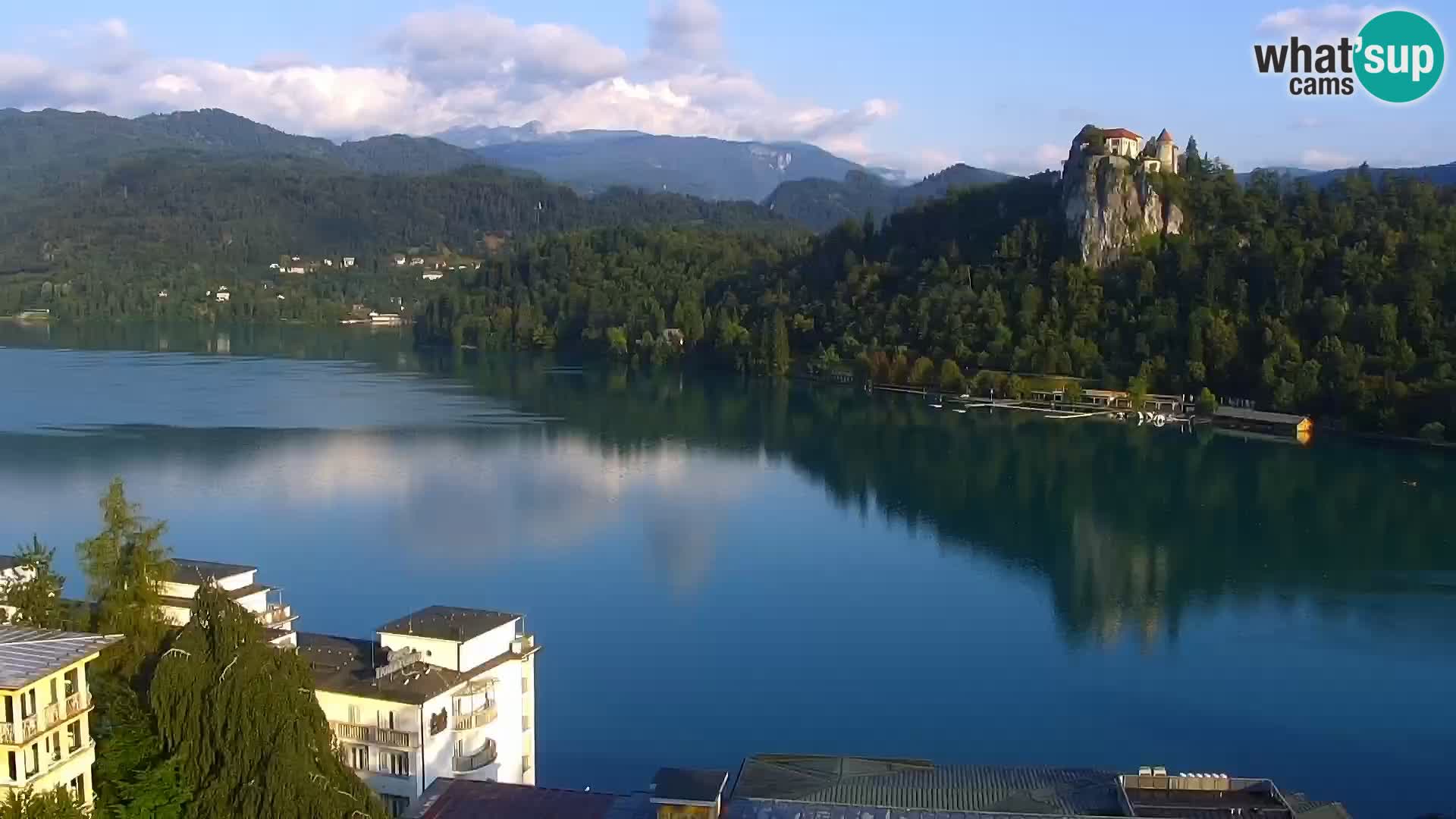 Panorama del lago Bled