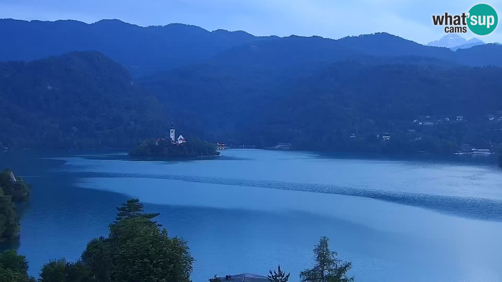 Panorama del lago Bled