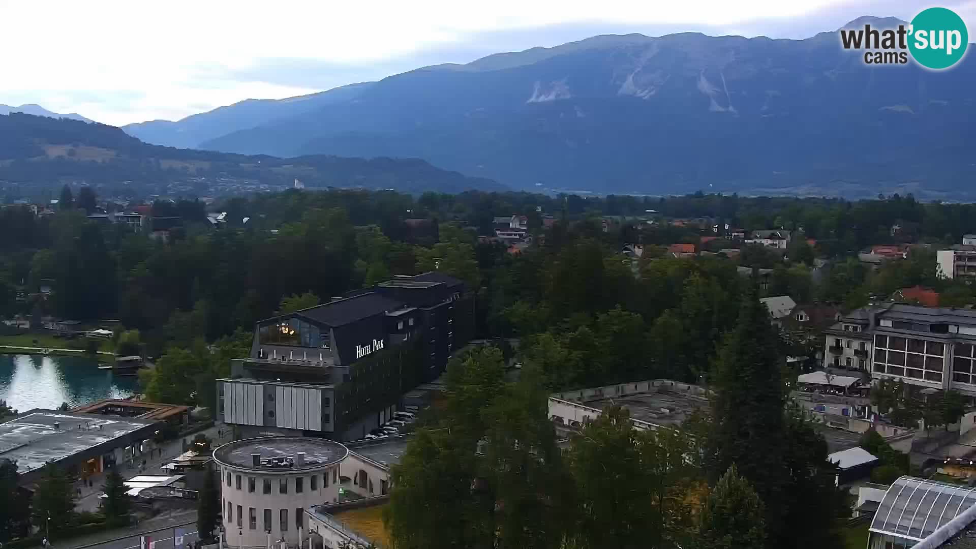 Panorama del lago Bled