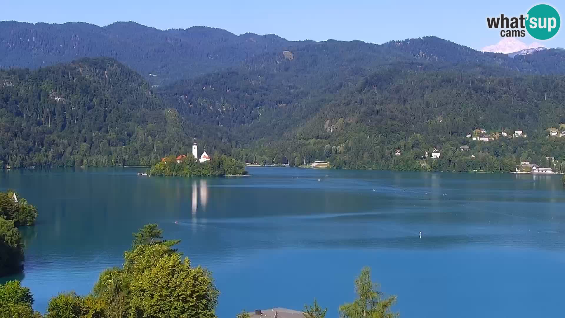 Panorama del lago Bled
