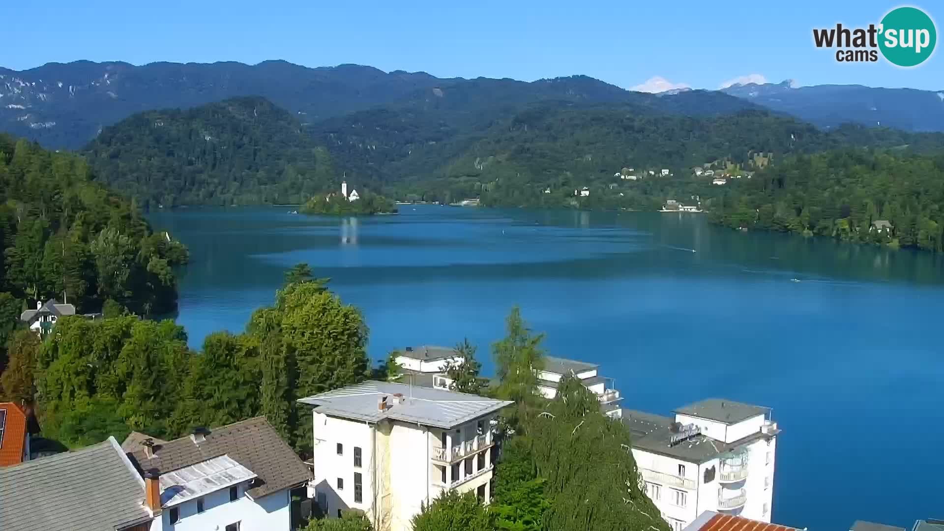 Panorama del lago Bled