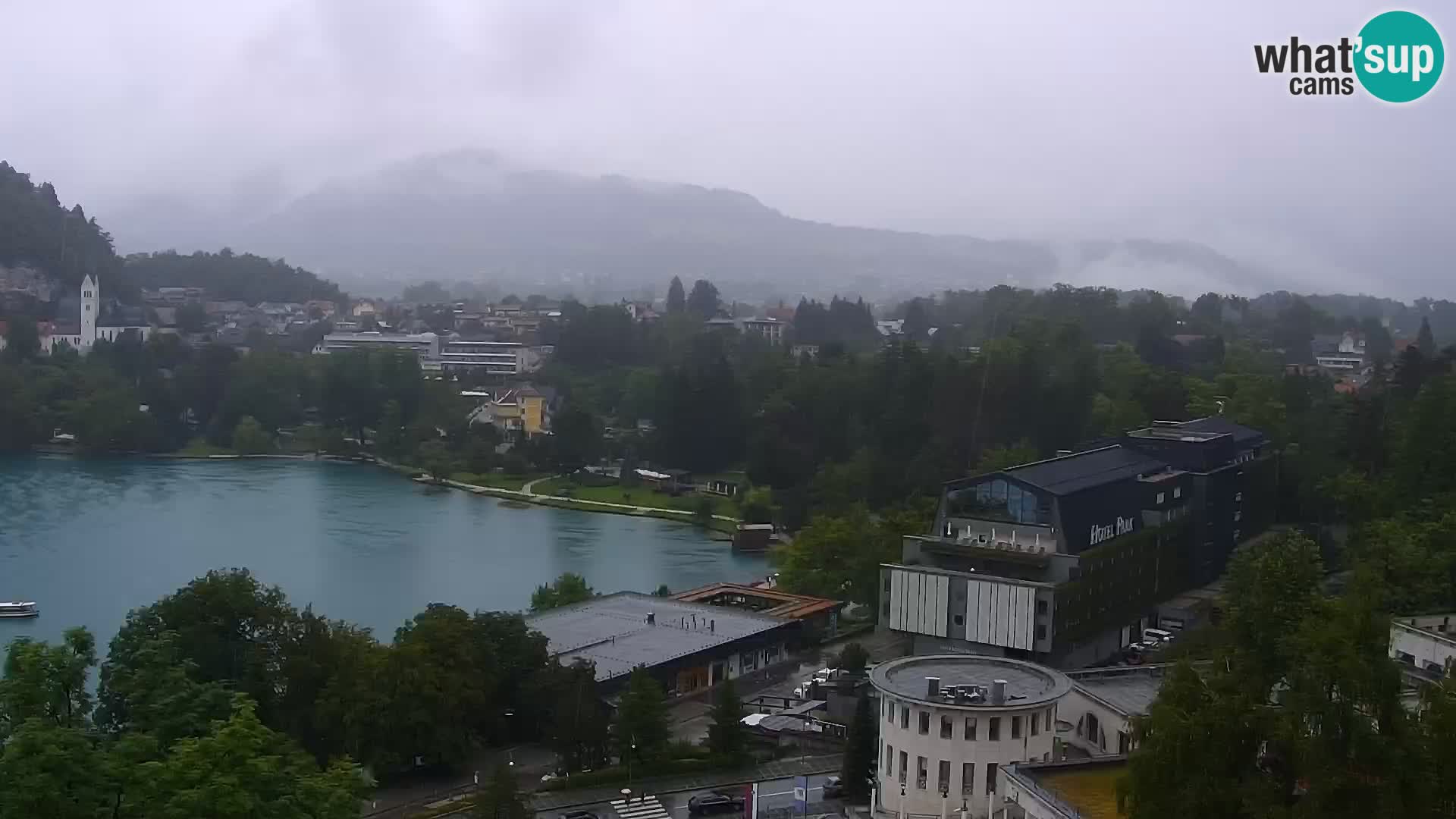 Panorama del lago Bled