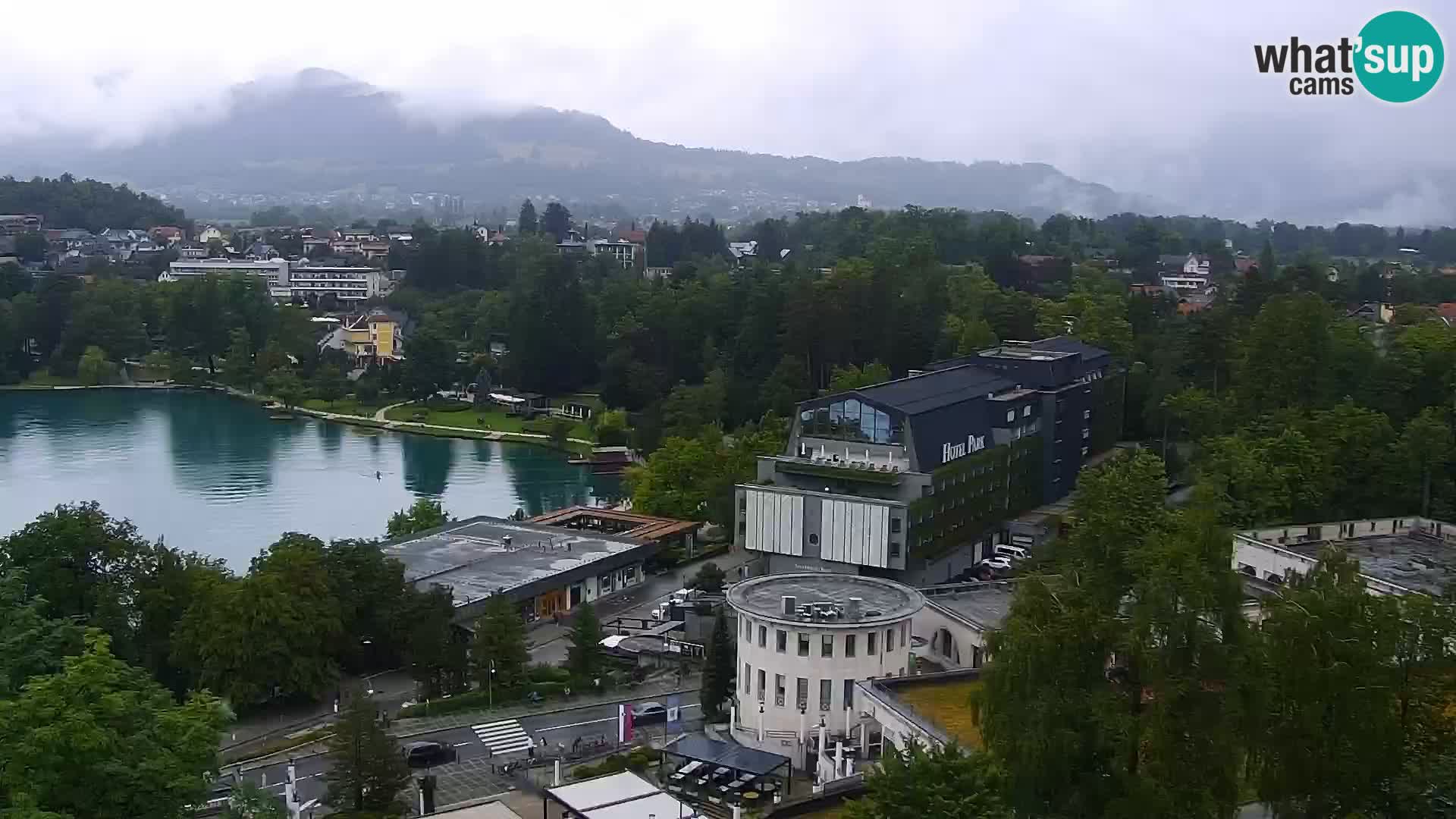 Panorama del lago Bled