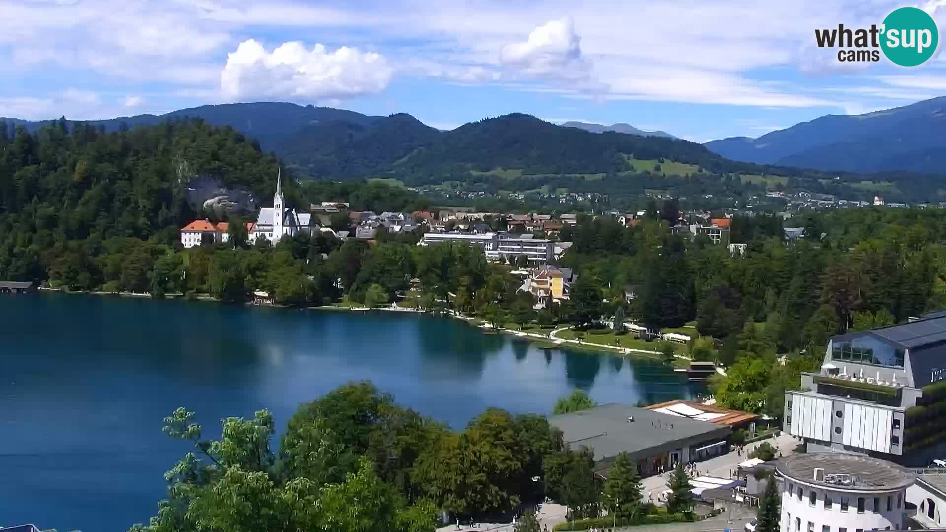 Panorama del lago Bled