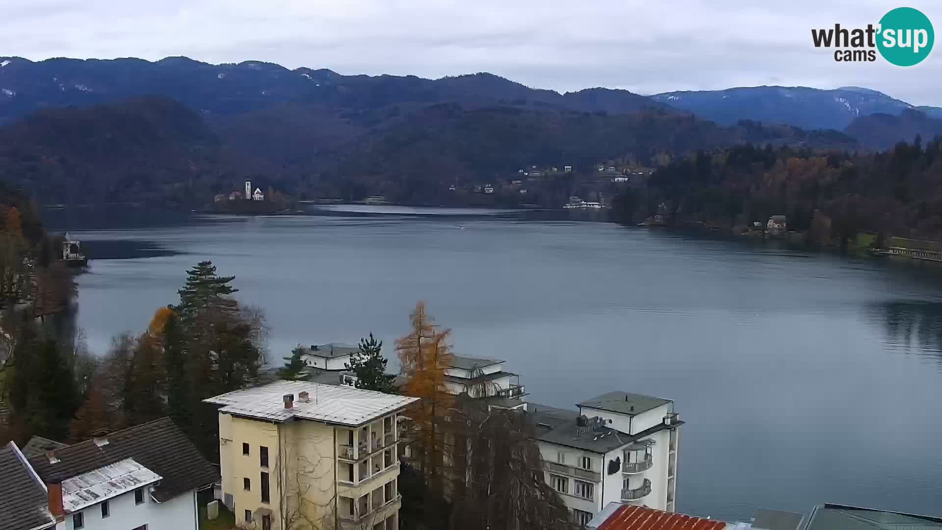 Panorama del lago Bled