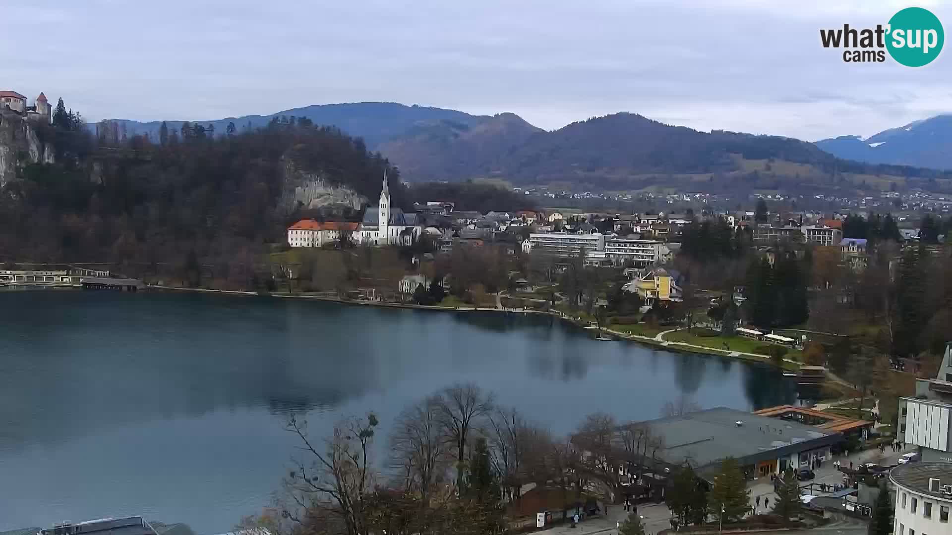 Panorama del lago Bled