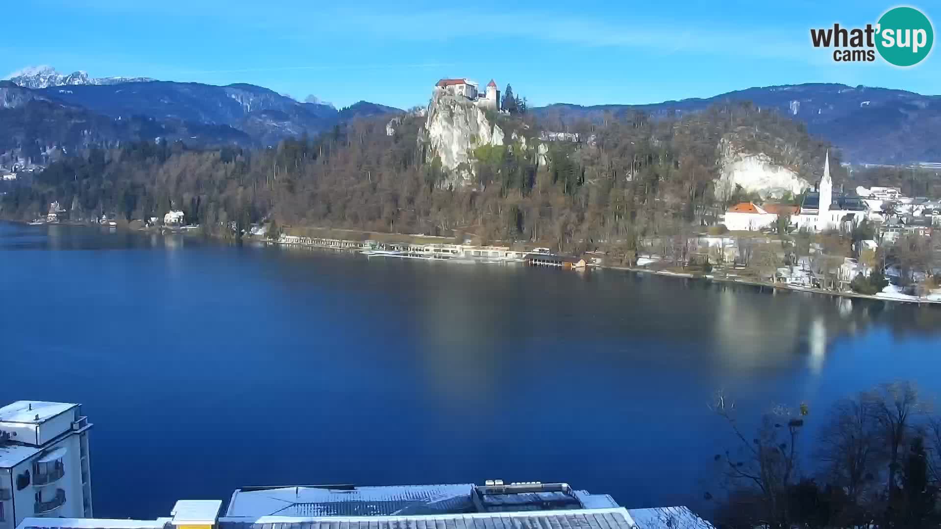 Panorama del lago Bled