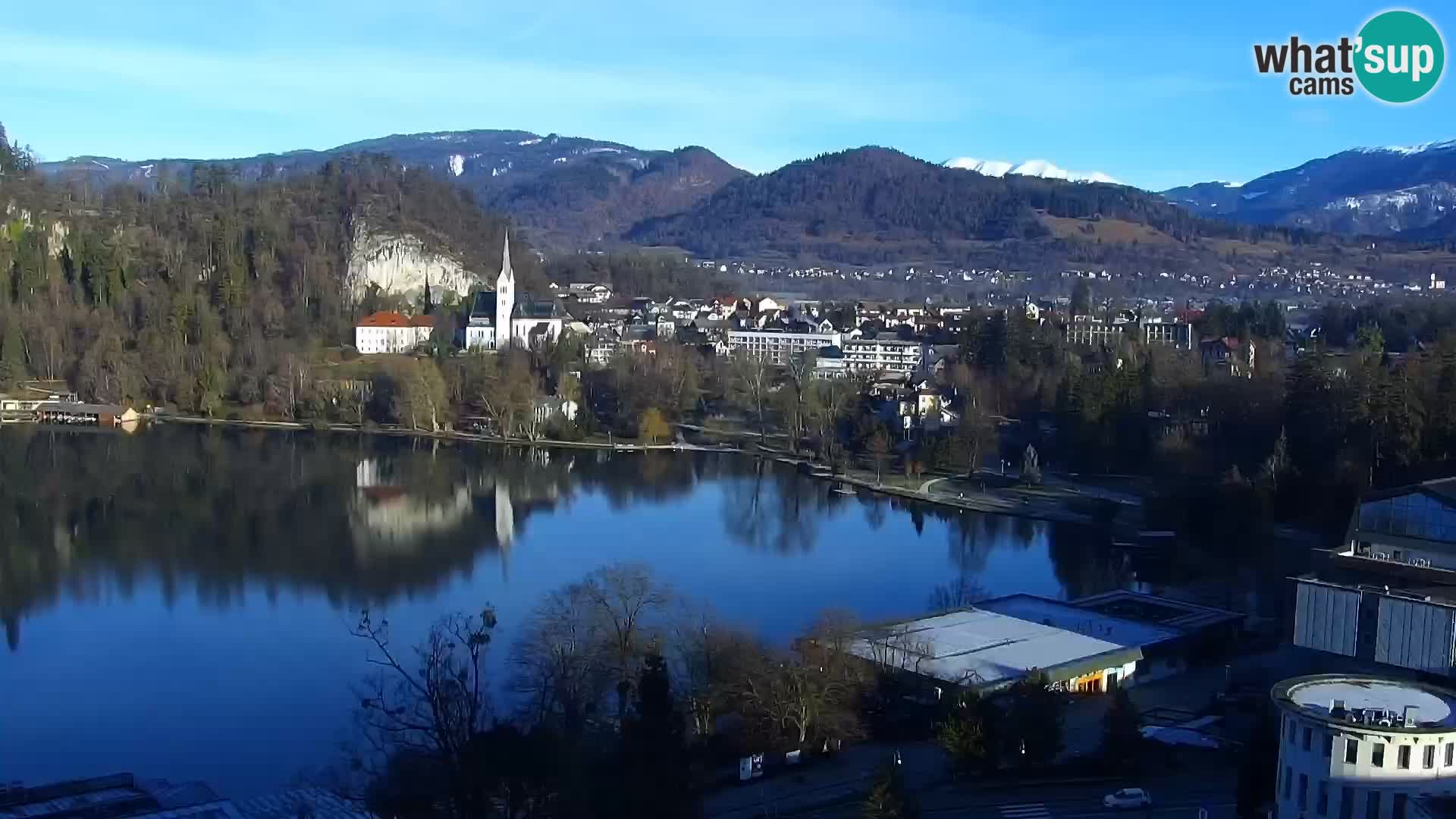Panorama del lago Bled