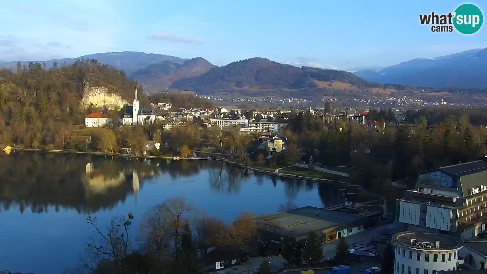 Panorama del lago Bled