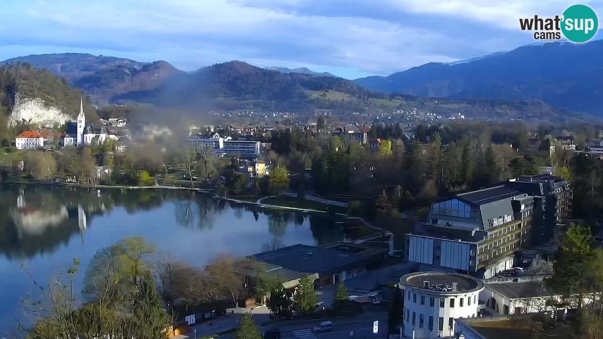 Panorama del lago Bled
