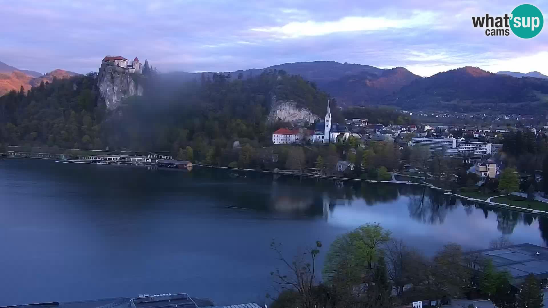 Panorama del lago Bled