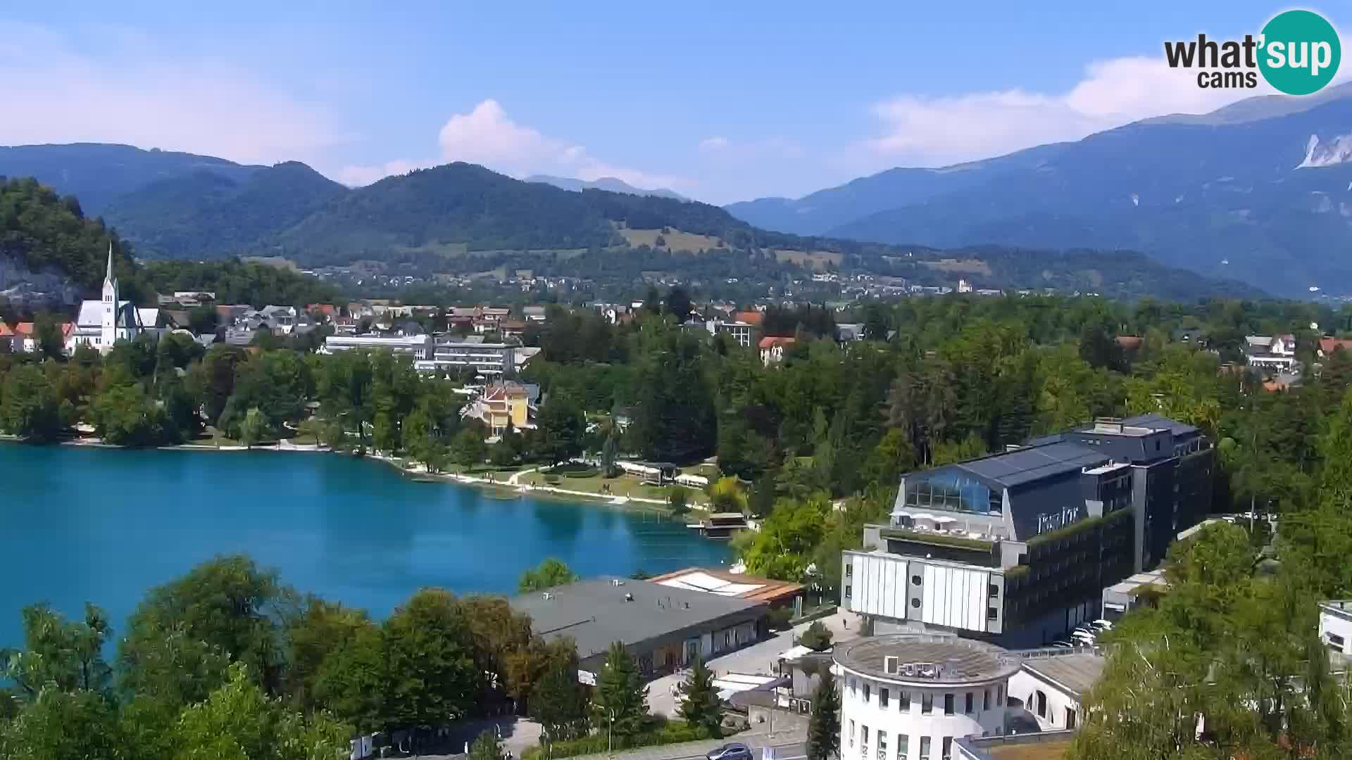 Panorama del lago Bled