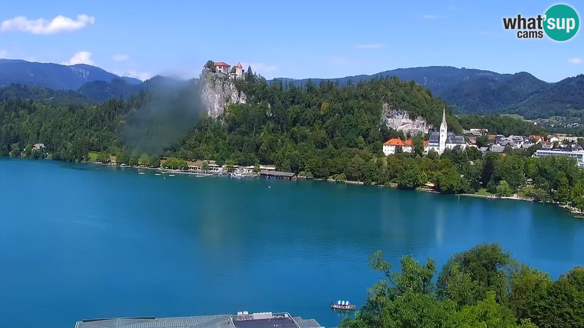 Panorama del lago Bled