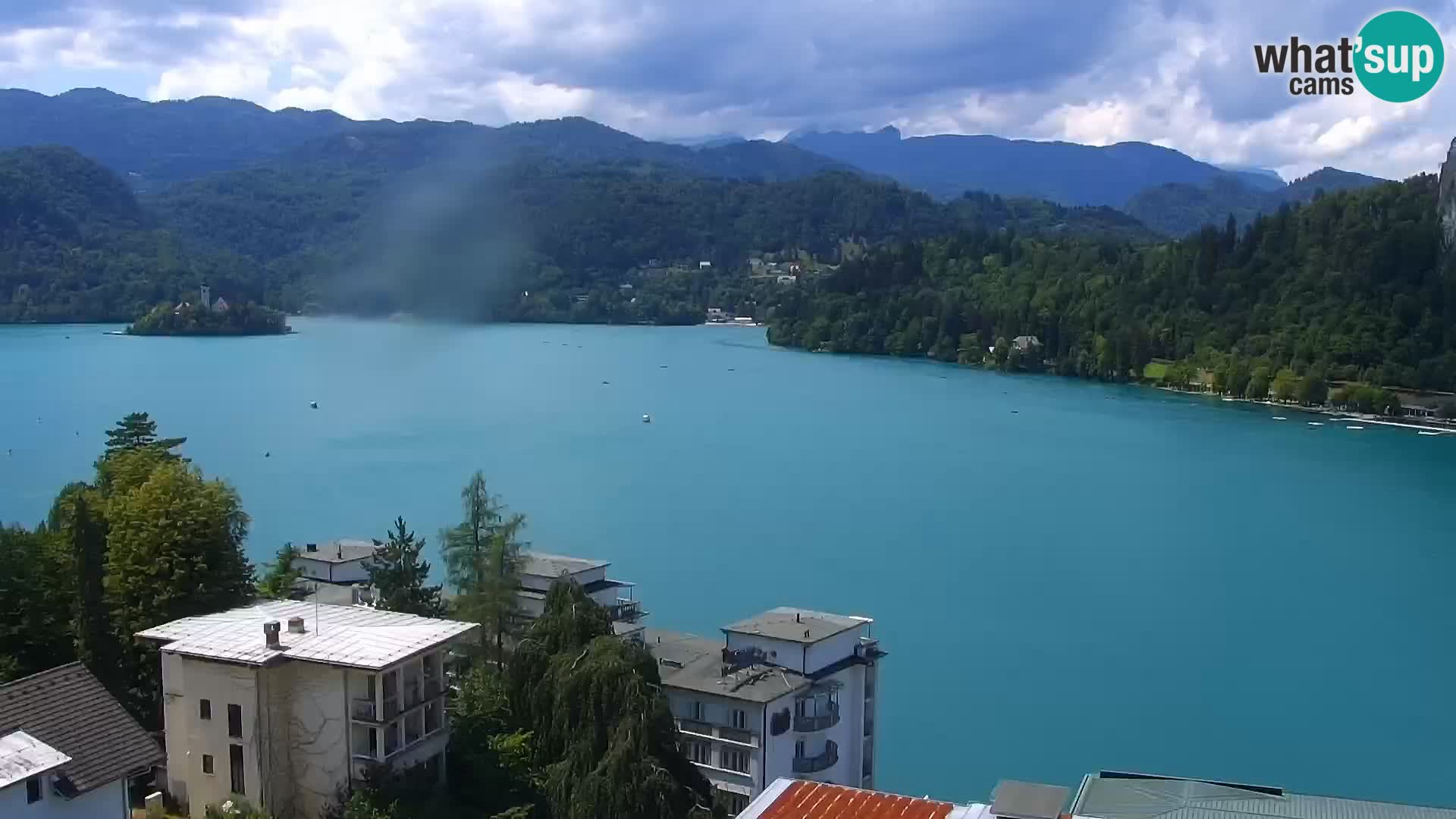 Panorama del lago Bled
