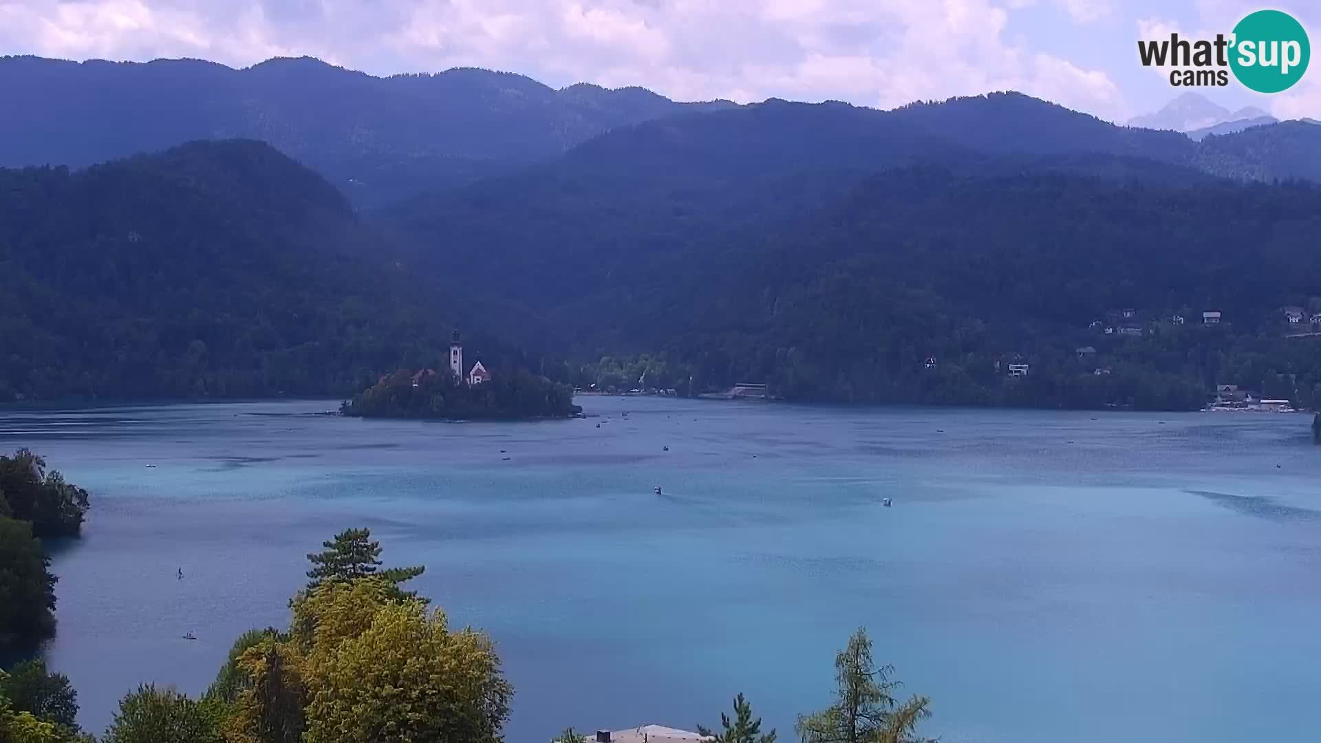 Panorama du lac de Bled