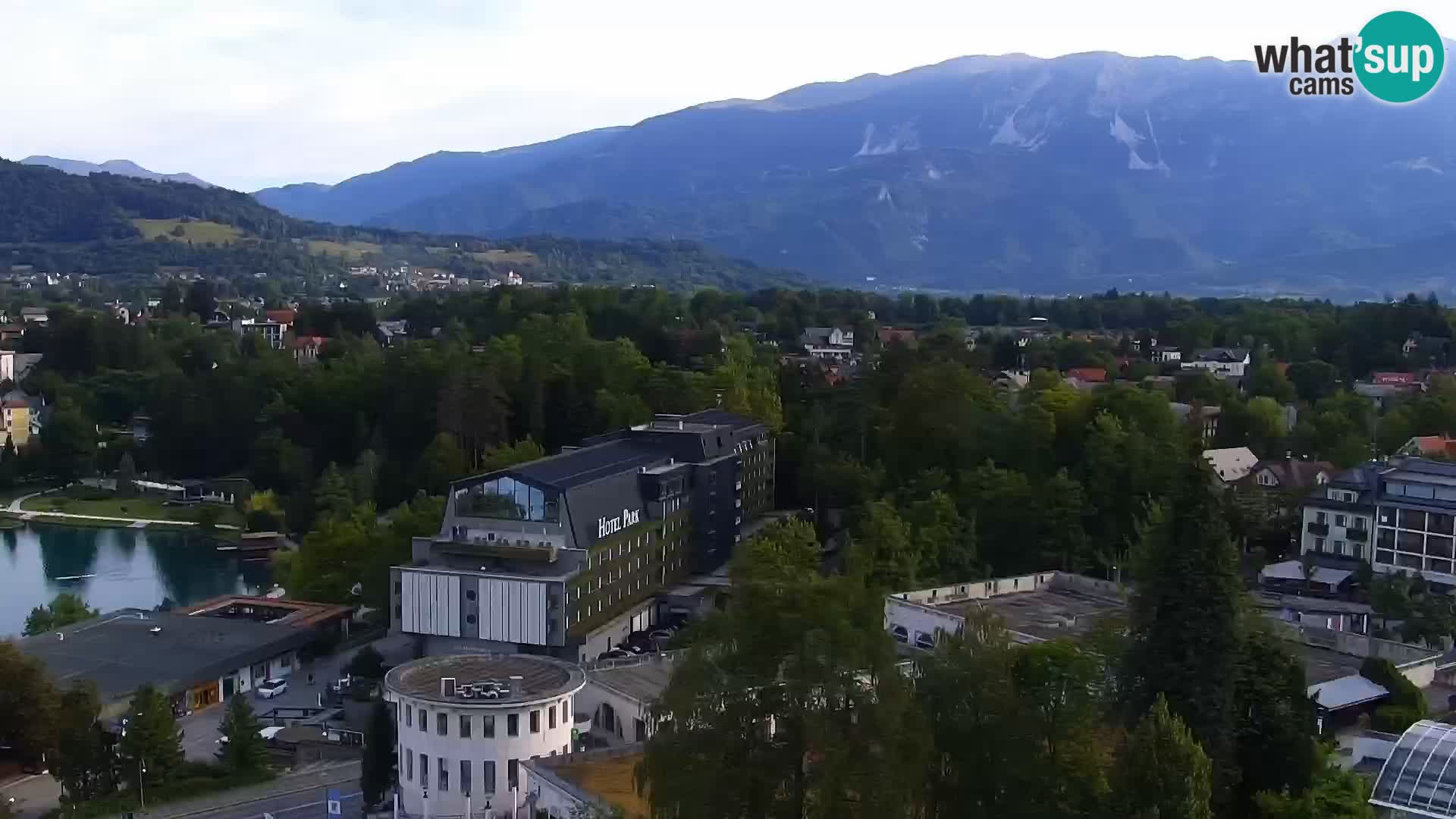 Panorama del lago Bled
