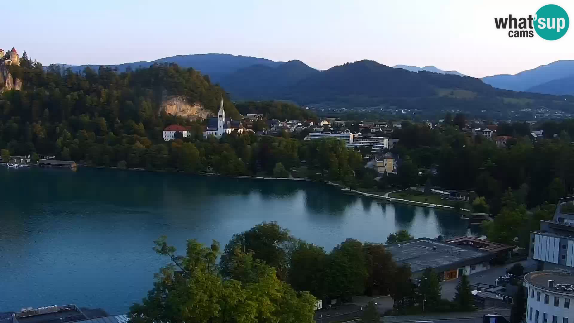 Panorama del lago Bled