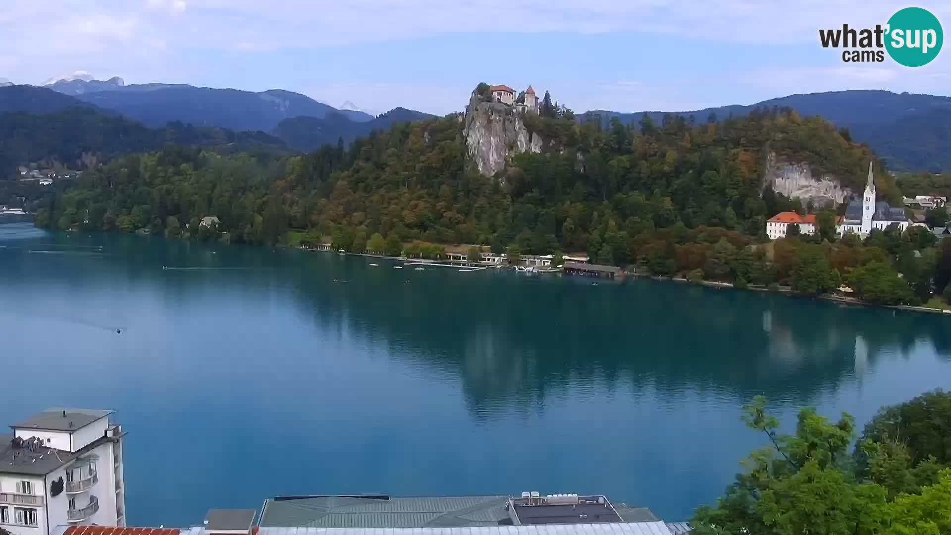 Panorama del lago Bled