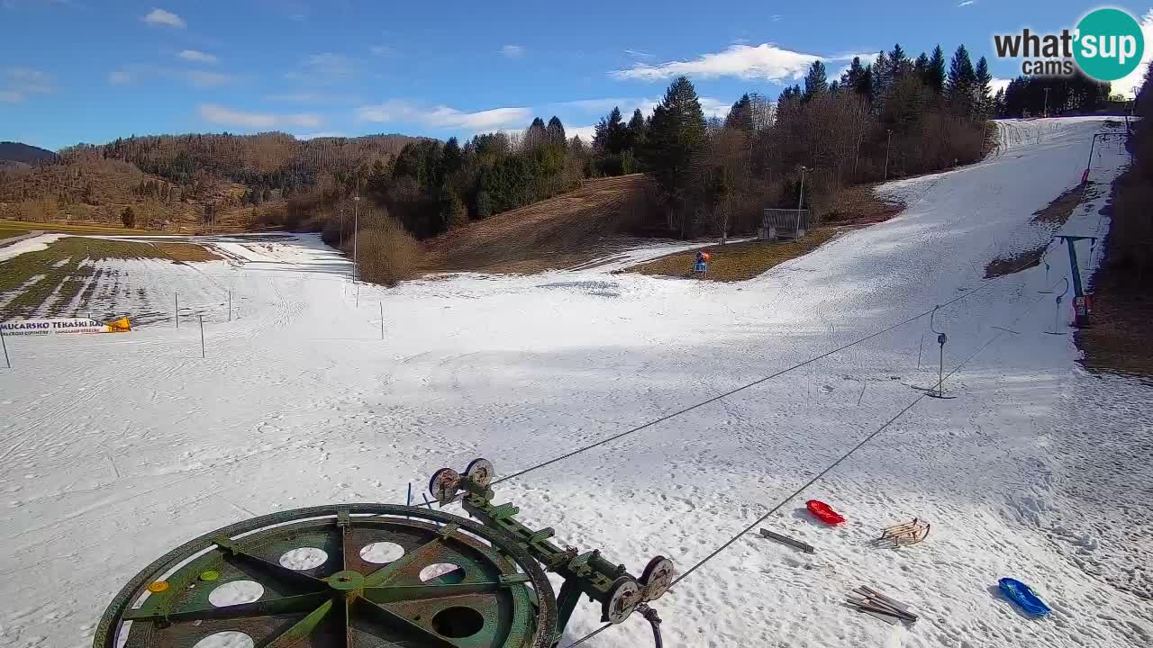 Web kamera Smučišče Senožeta – Skijalište u Srednjoj Vasi kod Bohinja