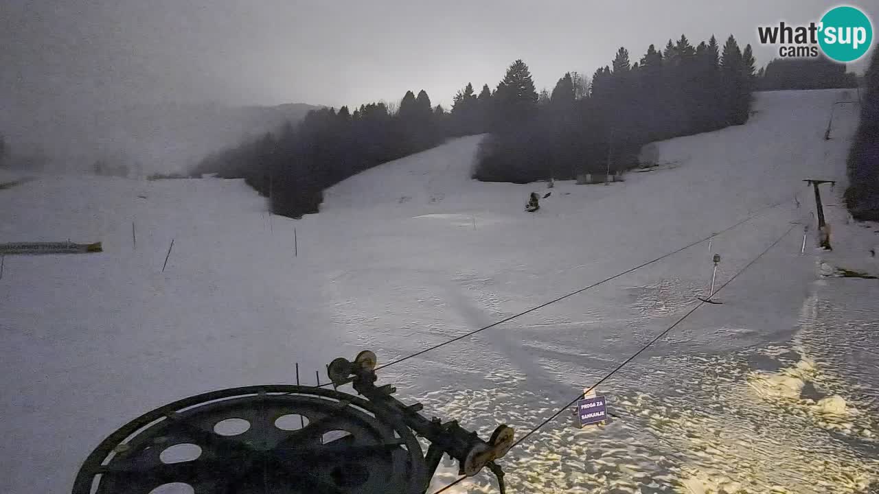 Webcam Smučišče Senožeta – Ski Resort Live View near Bohinj
