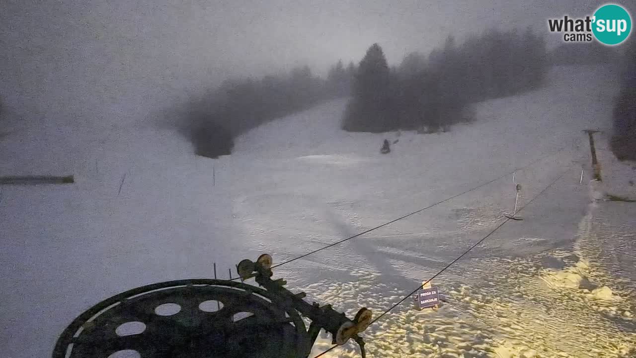 Webcam Smučišče Senožeta – Stazione sciistica a Srednja Vas vicino Bohinj