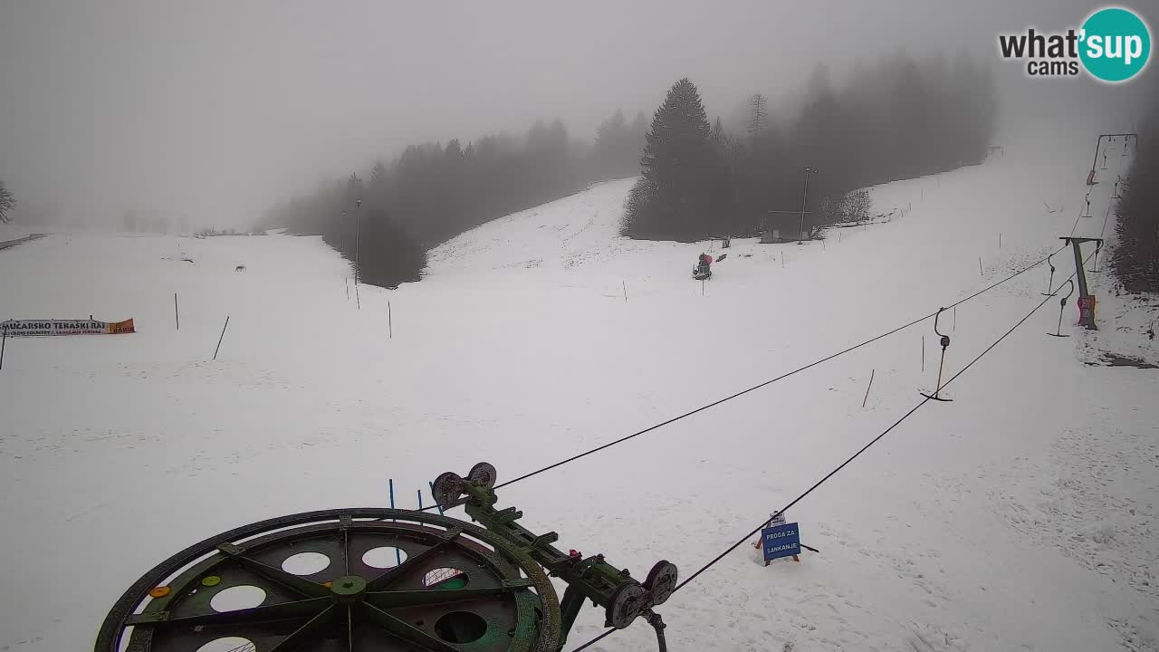 Webcam Smučišče Senožeta – Stazione sciistica a Srednja Vas vicino Bohinj