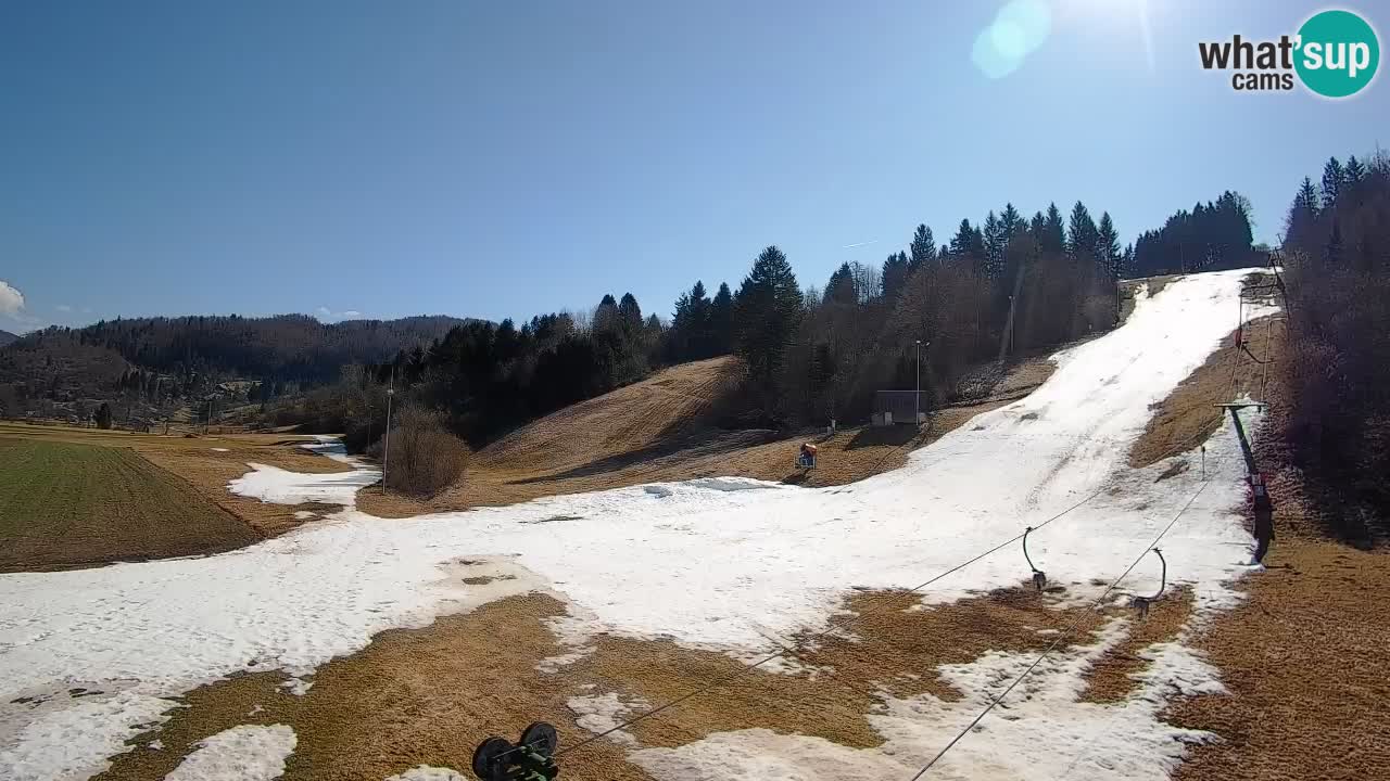 Webcam Smučišče Senožeta – Ski Resort Live View near Bohinj