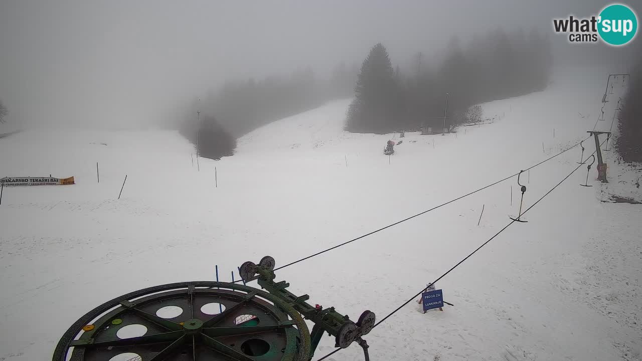 Webcam Smučišče Senožeta – Ski Resort Live View near Bohinj