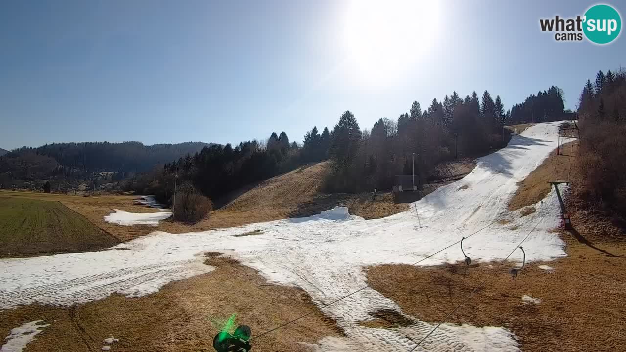 Webcam Smučišče Senožeta – Ski Resort Live View near Bohinj