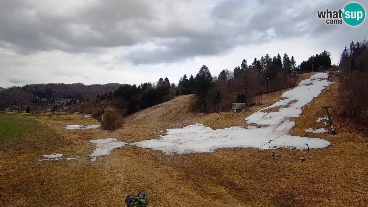 Webcam Smučišče Senožeta – Ski Resort Live View near Bohinj