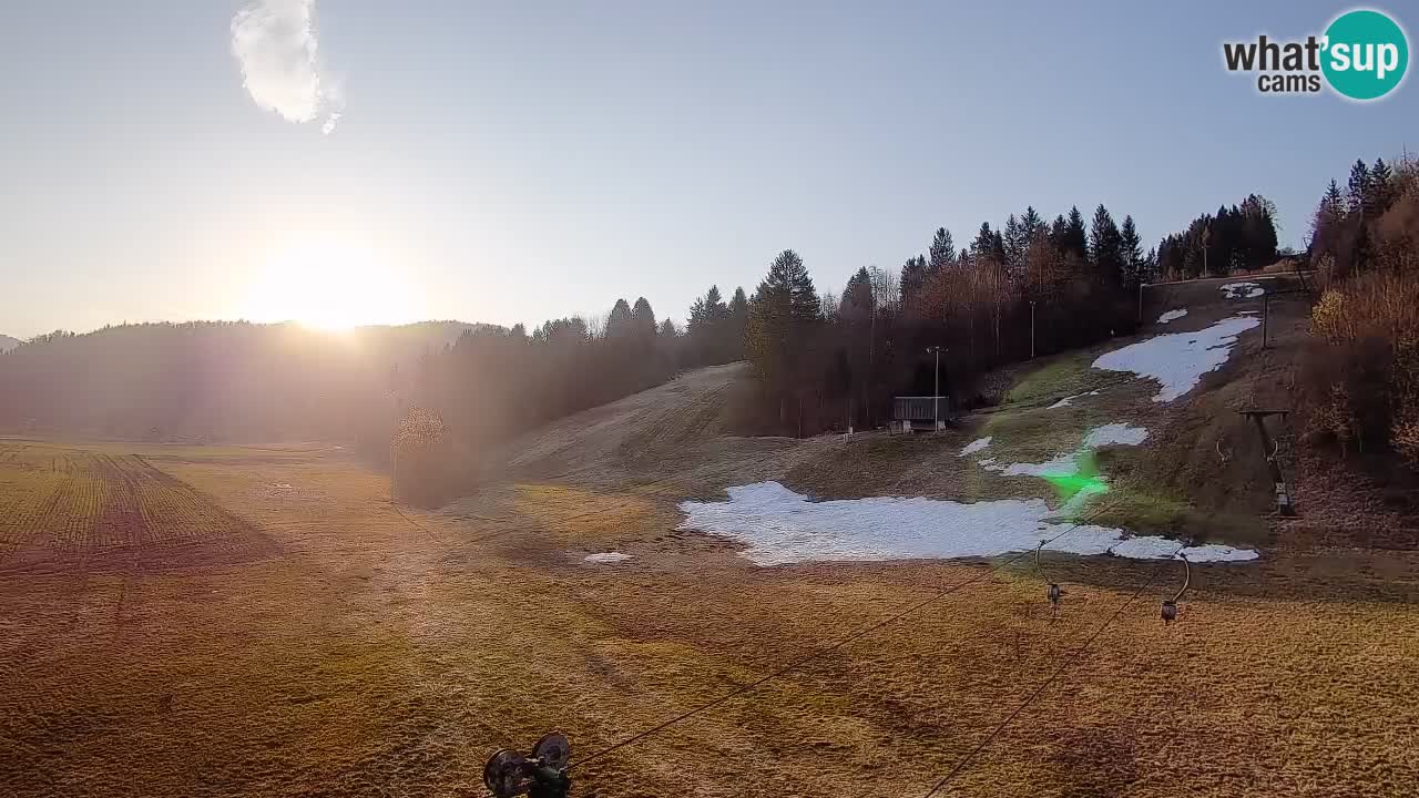 Webcam Smučišče Senožeta – Ski Resort Live View near Bohinj