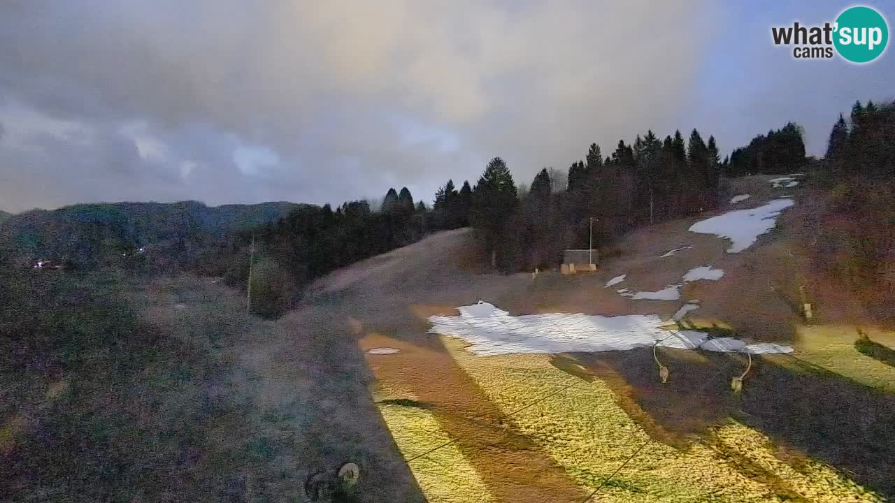 Spletna kamera Smučišče Senožeta – smučarsko središče v Srednji vasi pri Bohinju