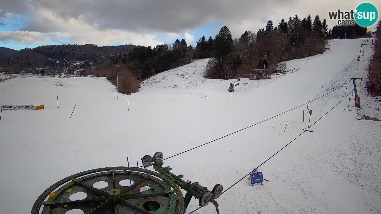 Webcam Smučišče Senožeta – Ski Resort Live View near Bohinj