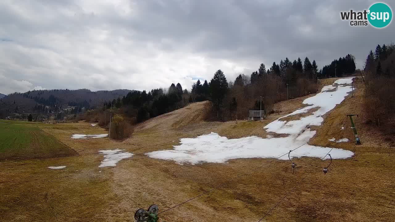 Webcam Smučišče Senožeta – Station de ski à Srednja Vas près de Bohinj