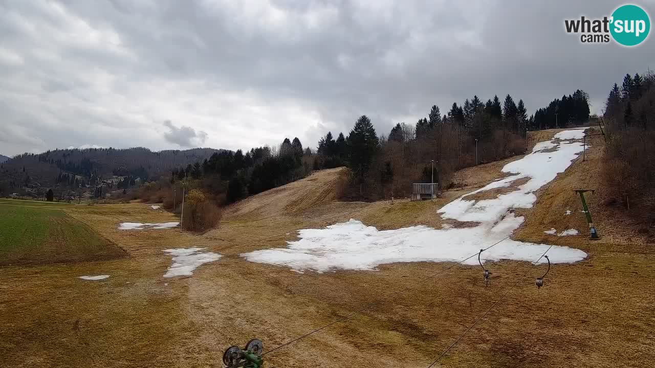 Webcam Smučišče Senožeta – Station de ski à Srednja Vas près de Bohinj