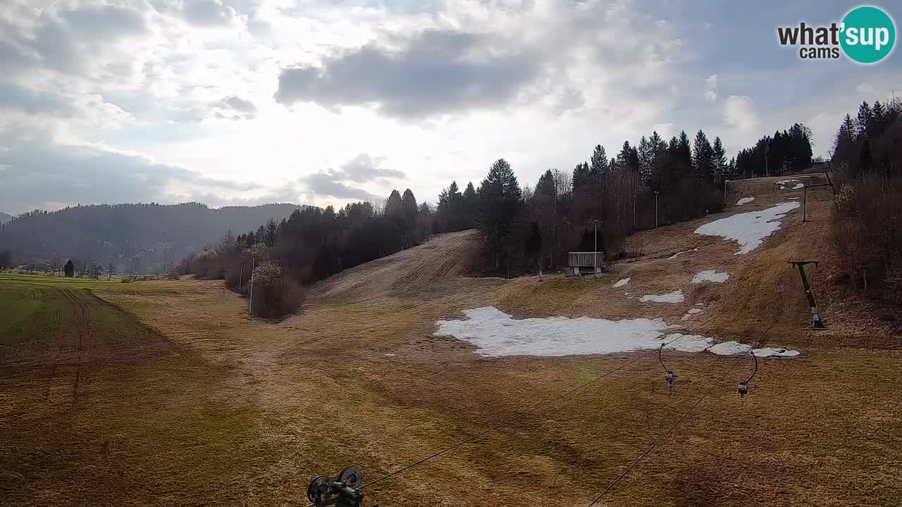 Cámara web Smučišče Senožeta – Estación de esquí en Srednja Vas cerca de Bohinj