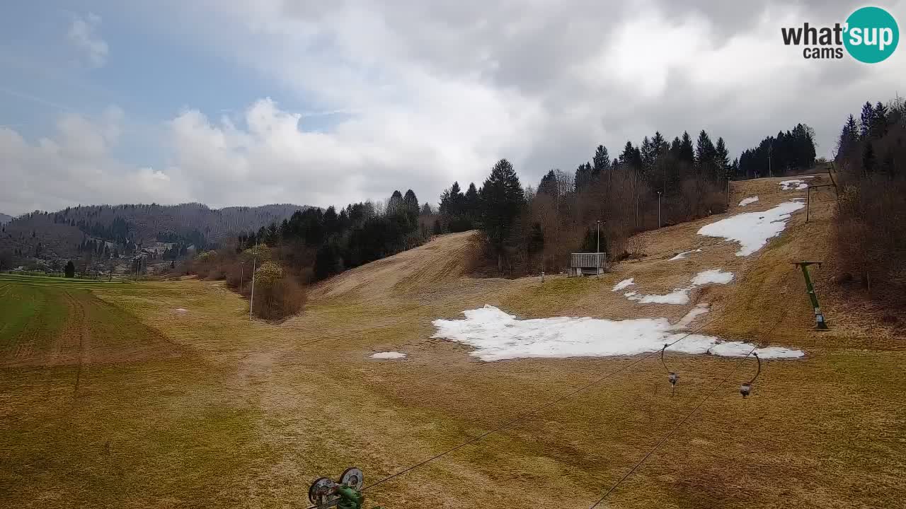 Webcam Smučišče Senožeta – Stazione sciistica a Srednja Vas vicino Bohinj