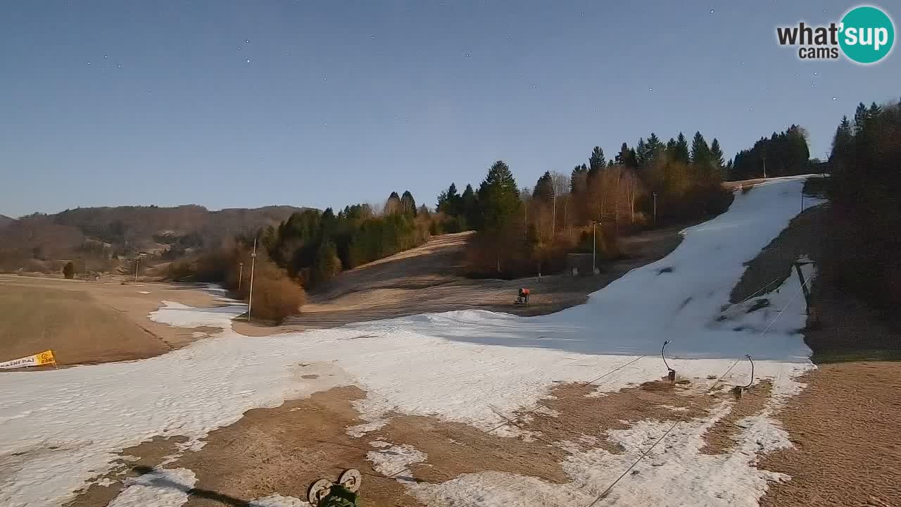 Webcam Smučišče Senožeta – Station de ski à Srednja Vas près de Bohinj