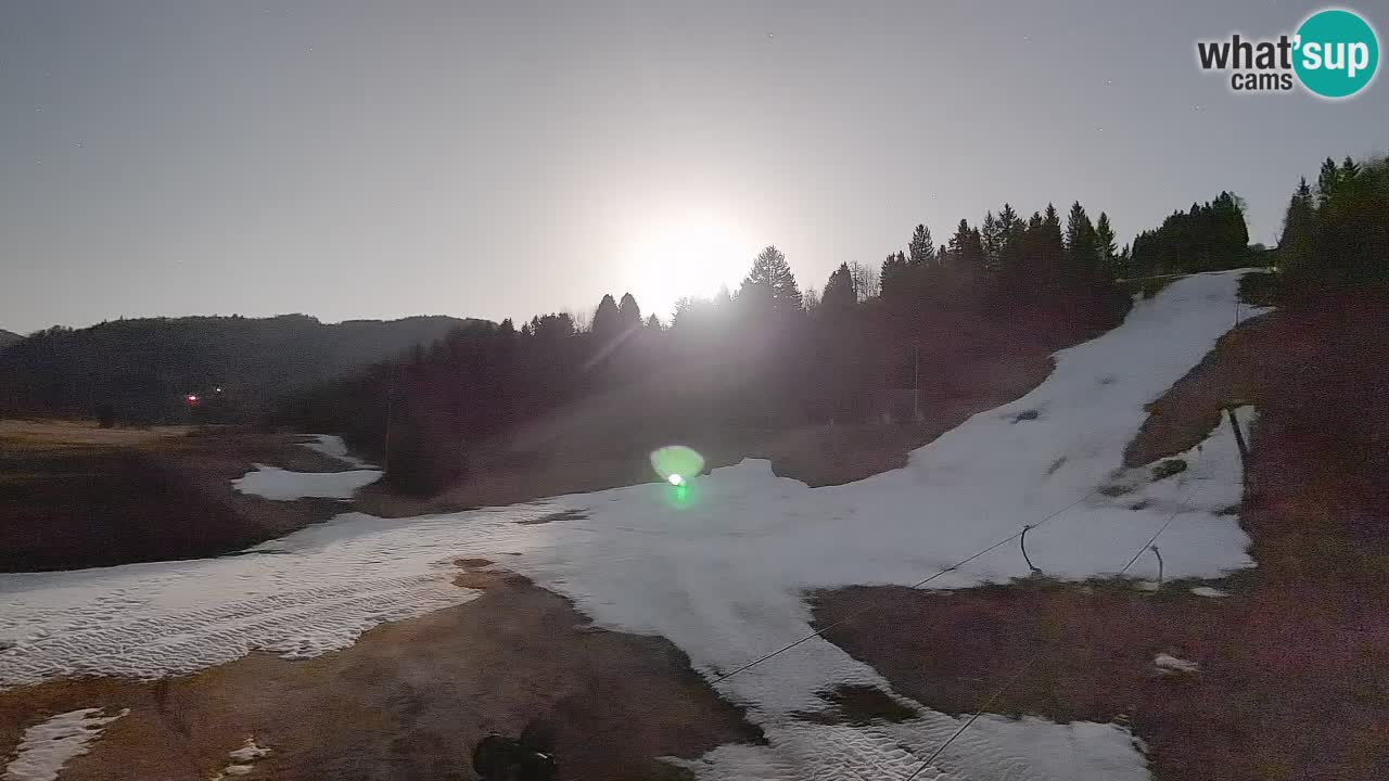 Webcam Smučišče Senožeta – Stazione sciistica a Srednja Vas vicino Bohinj
