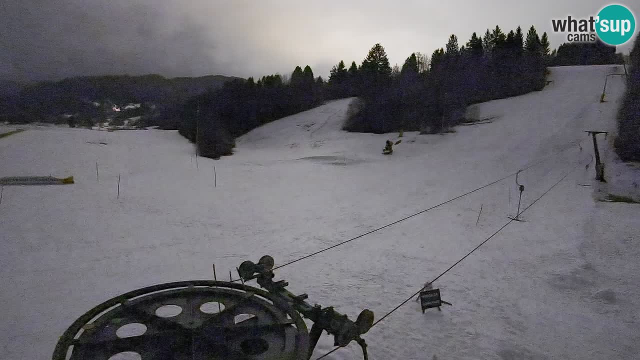 Webcam Smučišče Senožeta – Ski Resort Live View near Bohinj