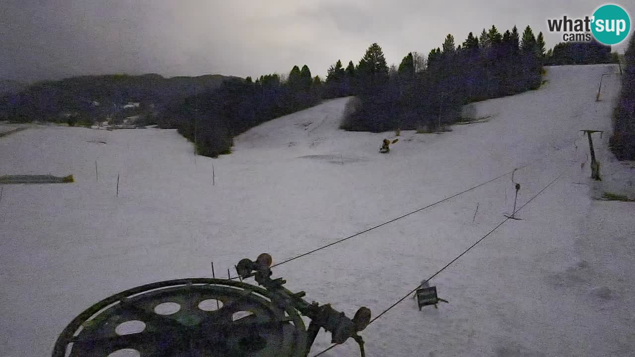 Webcam Smučišče Senožeta – Ski Resort Live View near Bohinj