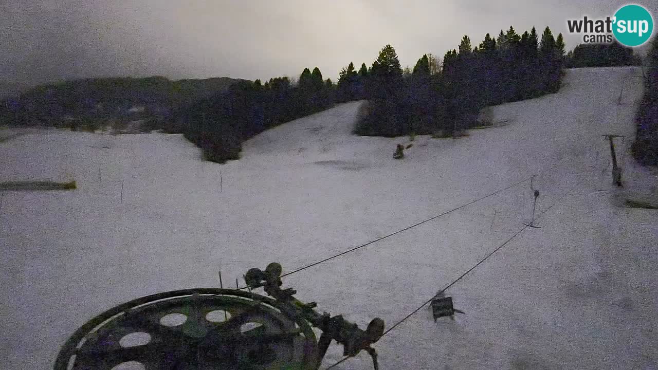 Webcam Smučišče Senožeta – Stazione sciistica a Srednja Vas vicino Bohinj