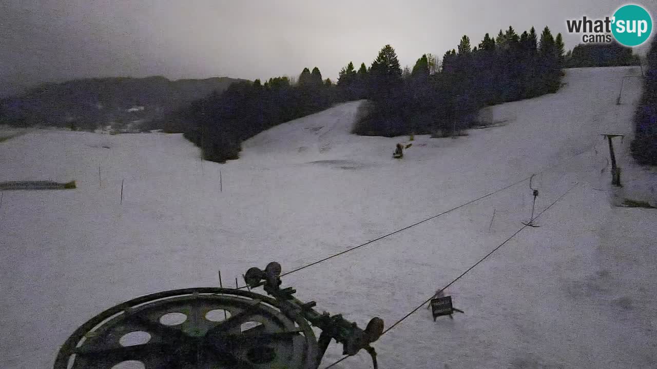 Webcam Smučišče Senožeta – Station de ski à Srednja Vas près de Bohinj