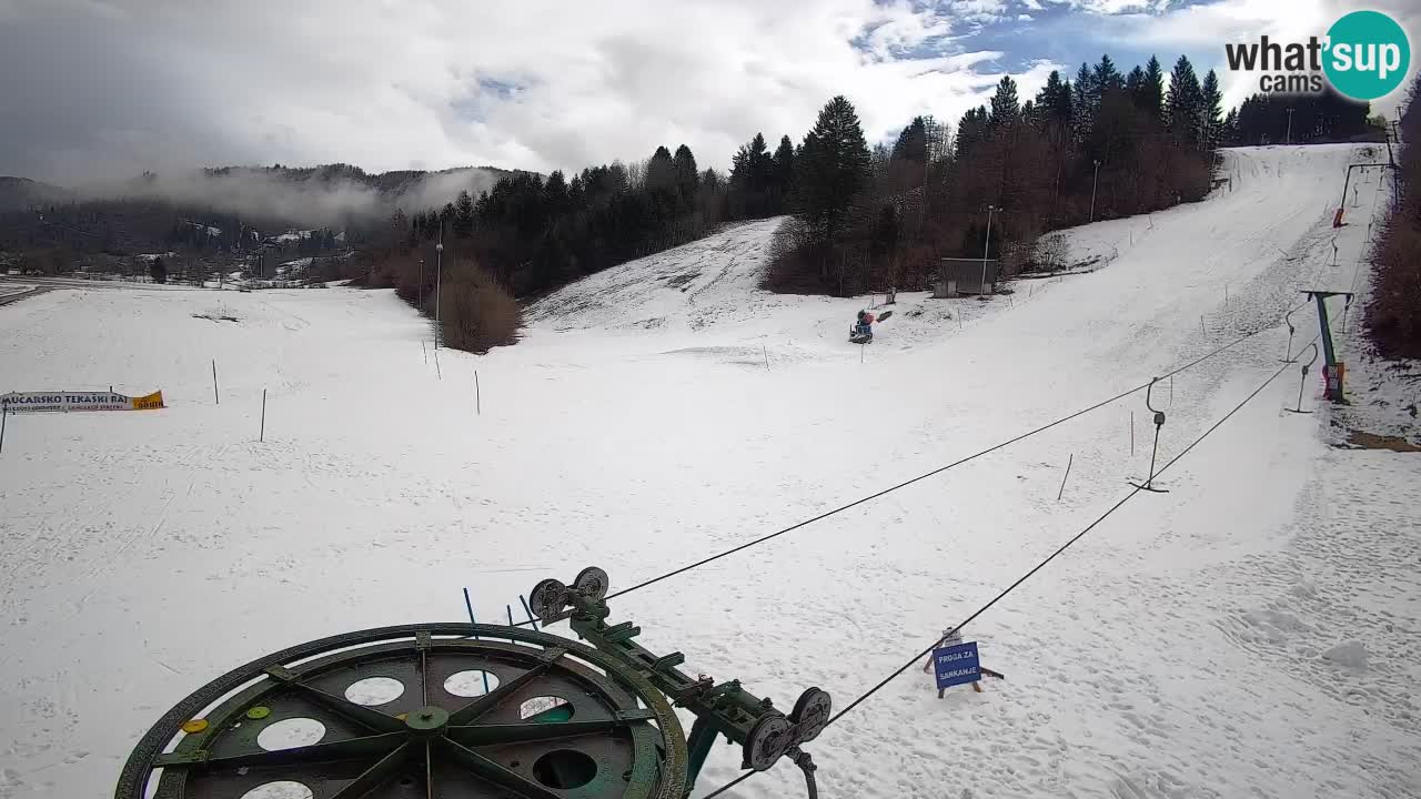 Webcam Smučišče Senožeta – Station de ski à Srednja Vas près de Bohinj
